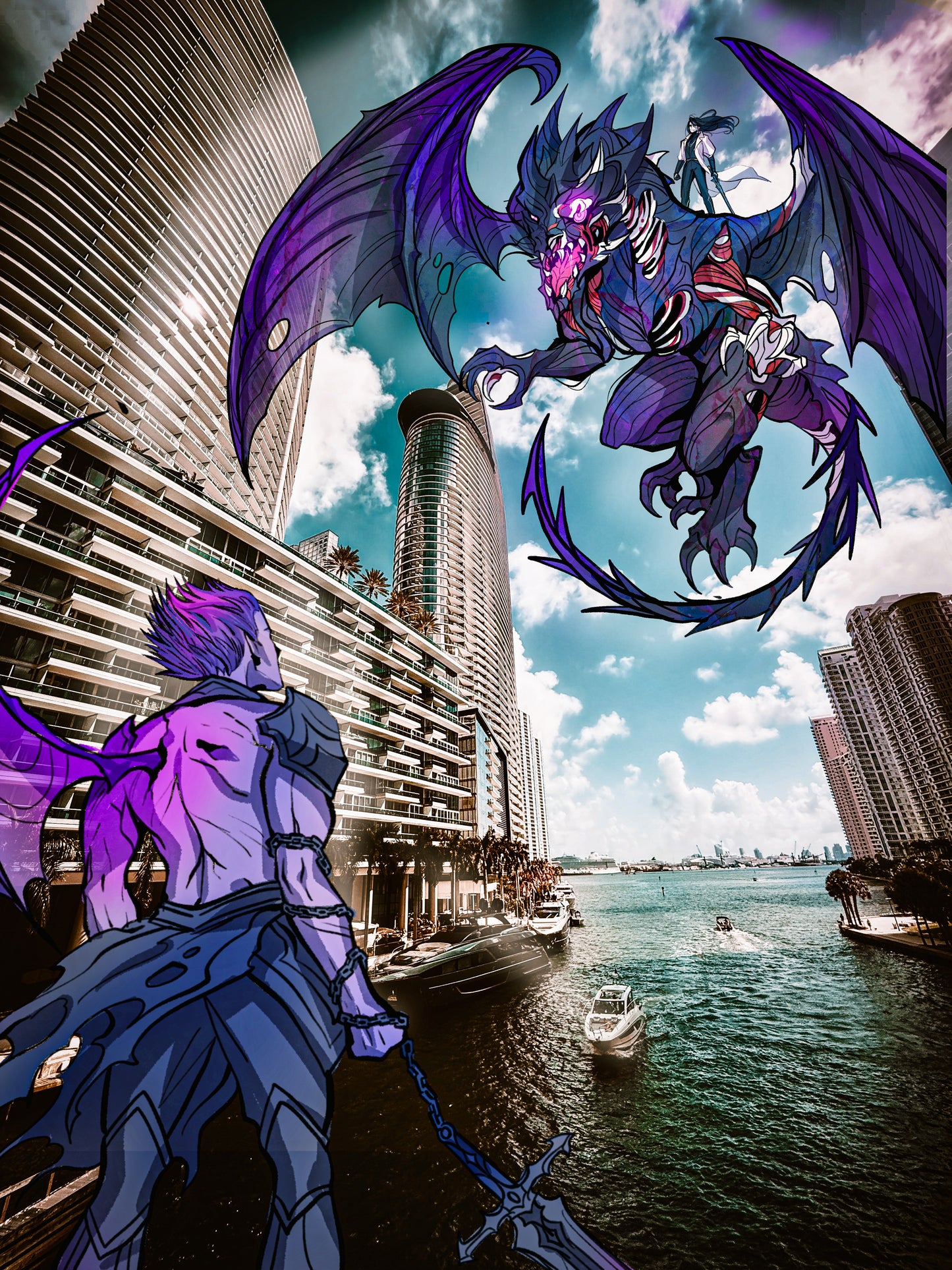Miami Zombie Dragon (Poster)