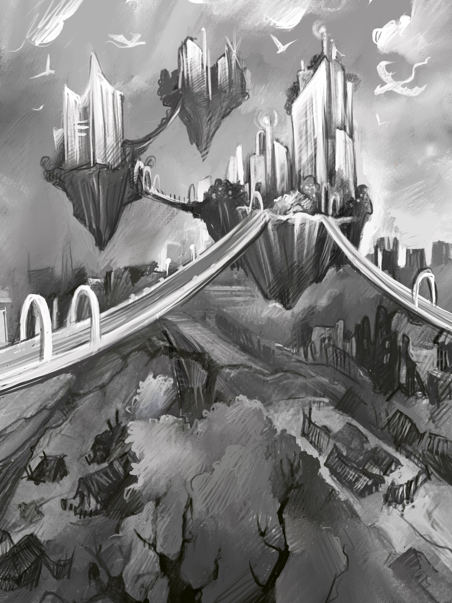 The Floating Cities (Canvas)
