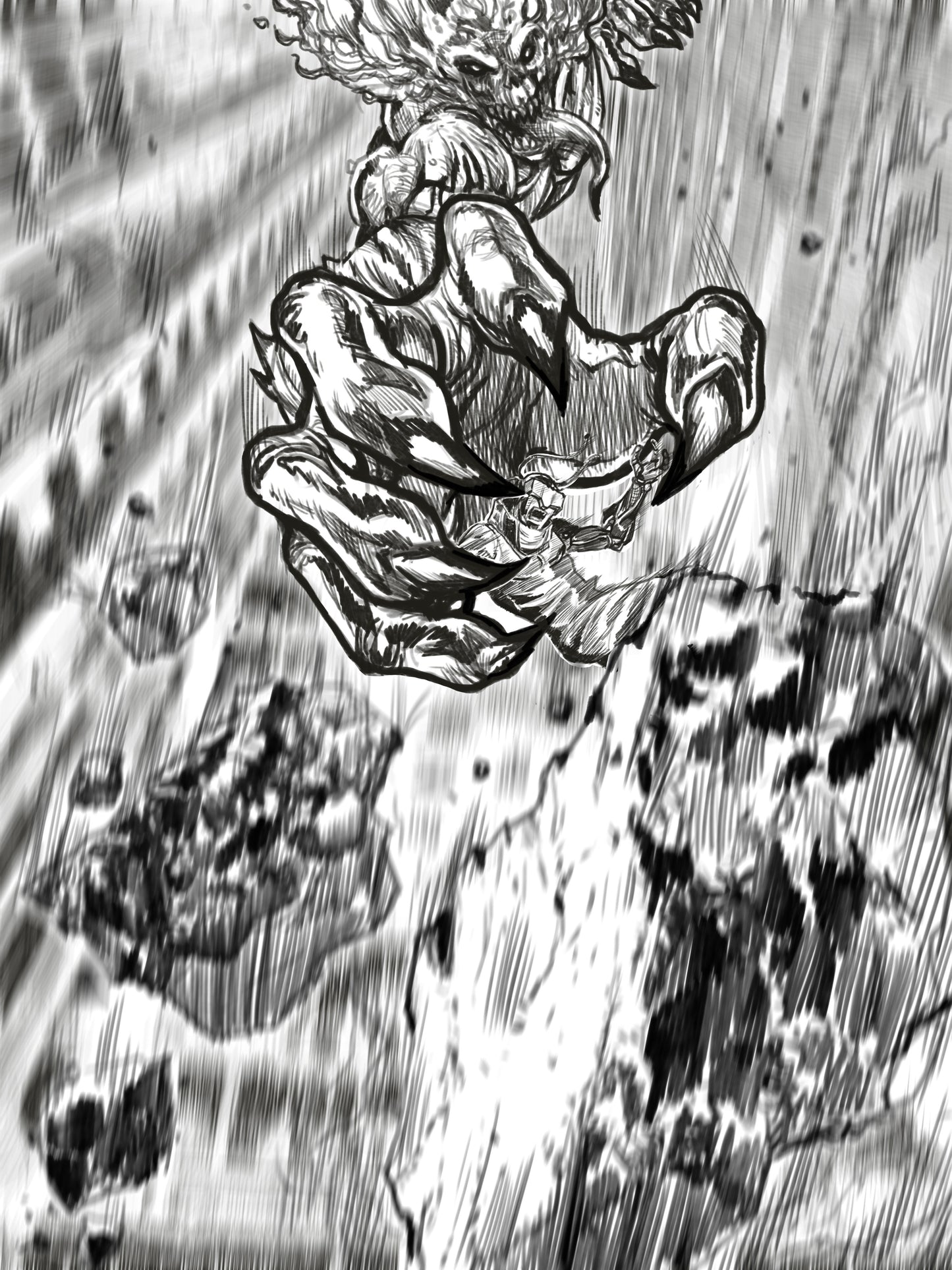 The Titan Grasp (Canvas)